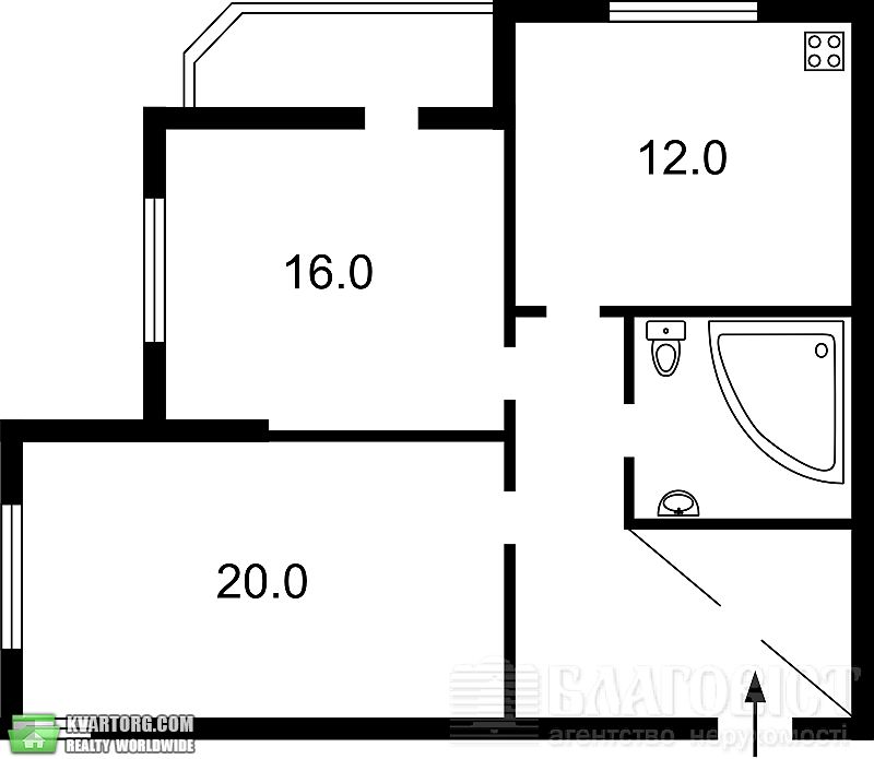 Sell 2-room apartment. Киев,  Феодосийский пер — photo 6