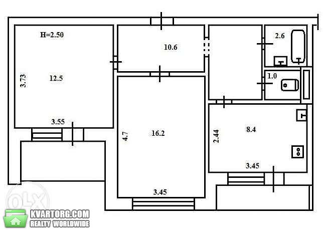 Sell 2-room apartment. Киев,  Ревуцкого — photo 8