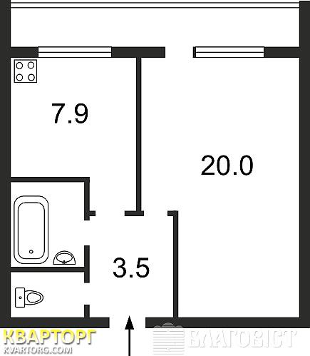 Sell 1-room apartment. Киев, Лаврская — photo 2