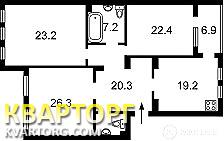 Sell 3-room apartment. Киев,  Воздвиженская — photo 2