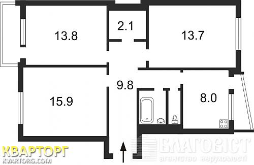 Sell 3-room apartment. Киев,  Демиевская — photo 1