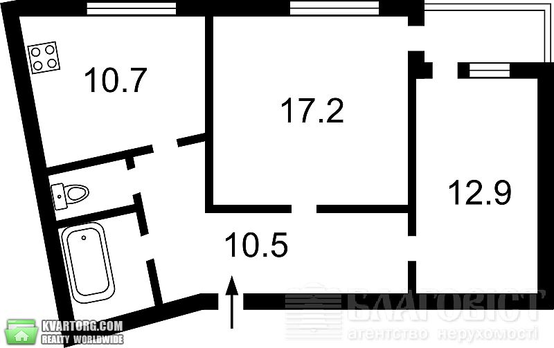 Sell 2-room apartment. Киев,  Маршала Малиновского — photo 2