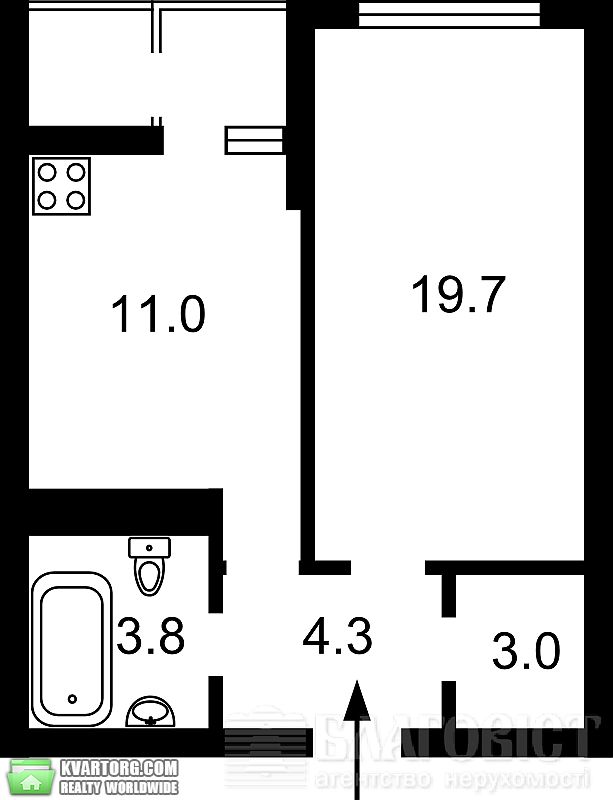 Sell 1-room apartment. Киев,  Подвысоцкого — photo 6