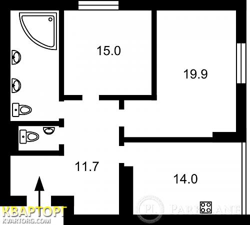 Sell 2-room apartment. Киев,  Туманяна — photo 2