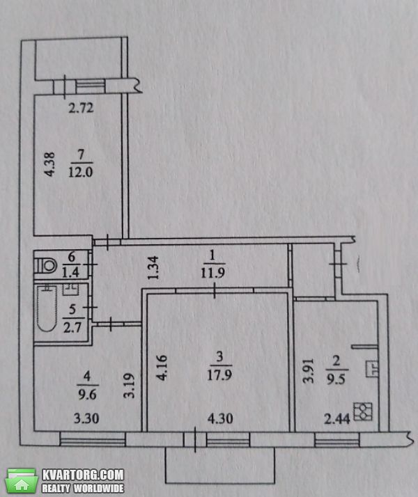 Sell 3-room apartment. Киев,  Приречная — photo 2