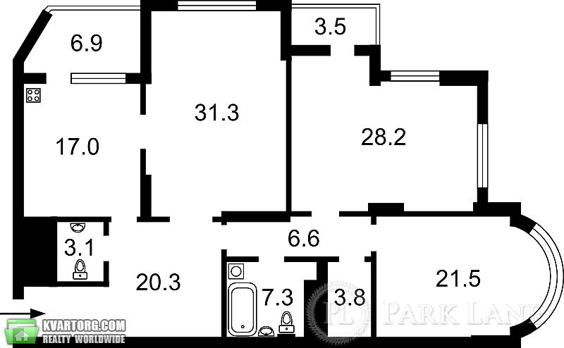 Sell 3-room apartment. Киев,  Чавдар — photo 10