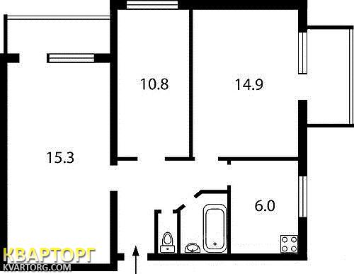 Sell 3-room apartment. Киев, Воздухофлотский пр — photo 4