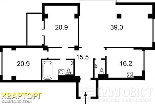 Sell 3-room apartment. Киев,  Драгомирова — photo 2