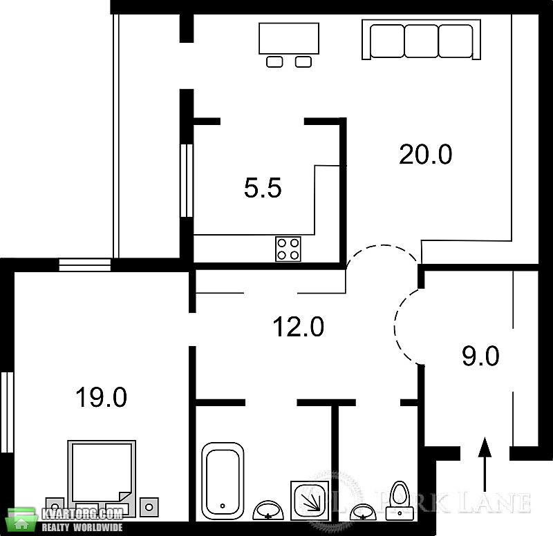Sell 2-room apartment. Киев,  Андрющенко — photo 10