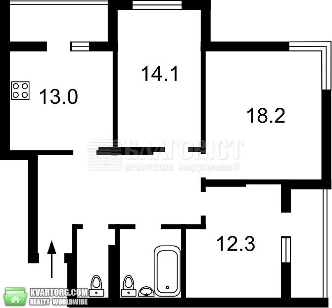 Sell 3-room apartment. Киев,  Драгоманова — photo 2