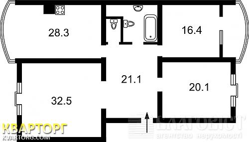 Sell 3-room apartment. Киев,  Оболонская наб — photo 2
