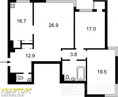 Sell 3-room apartment. Киев,  Краснозвездный пр — photo 2