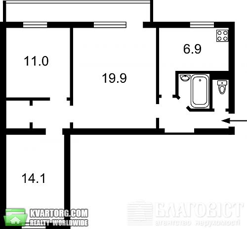 Sell 3-room apartment. Киев, Большая Васильковская — photo 6