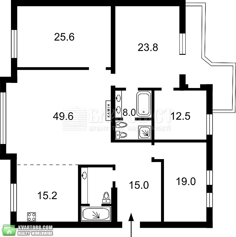 Sell 5-room apartment. Киев,  Круглоуниверситетская — photo 2