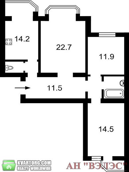 Sell 3-room apartment. Киев, Конева — photo 2