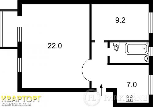Sell 2-room apartment. Киев,  Лысенко — photo 2