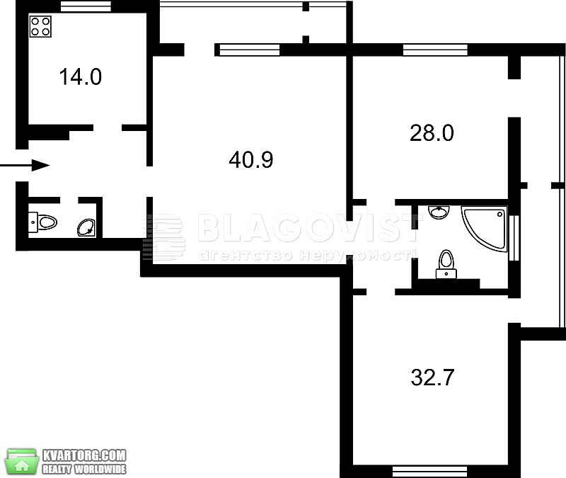 Sell 3-room apartment. Киев,  Щорса — photo 1