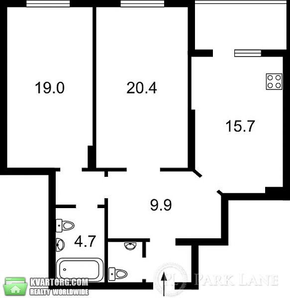 Sell 2-room apartment. Киев,  Драгоманова — photo 9