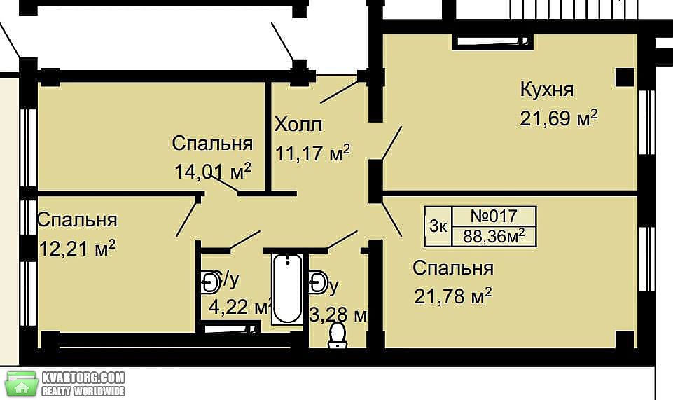 Sell 3-room apartment. Одесса, Колумб — photo 1