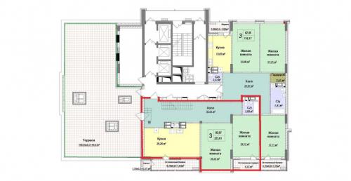Sell 3-room apartment. Киев, Драгомирова Михаила — photo 3