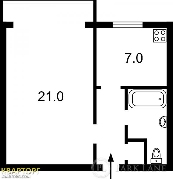 Sell 1-room apartment. Киев,  Чешская — photo 2