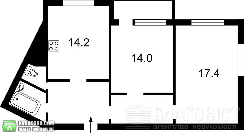 Sell 2-room apartment. Киев, Урловская — photo 5