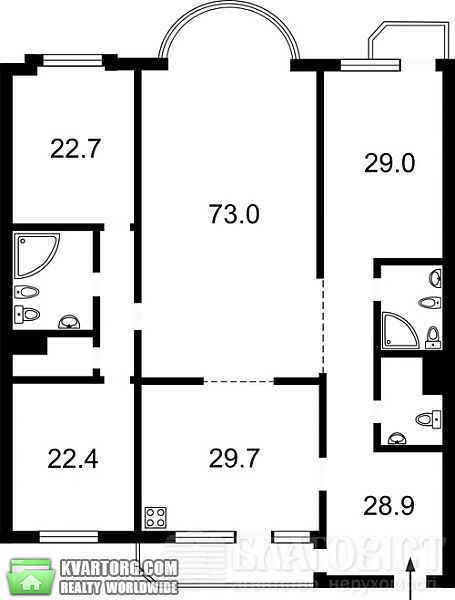 Sell 4-room apartment. Киев, Кропивницкого — photo 9