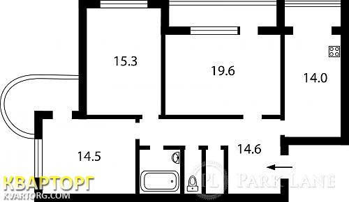 Sell 3-room apartment. Киев,  Окипной — photo 2