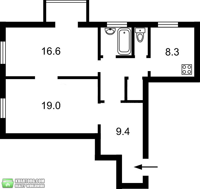 Sell 2-room apartment. Киев,  Бажова — photo 10