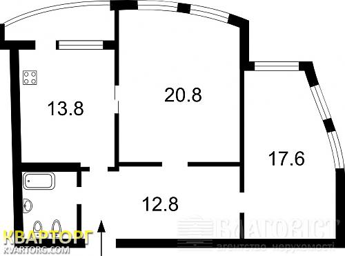 Sell 2-room apartment. Киев,  Забилы — photo 2