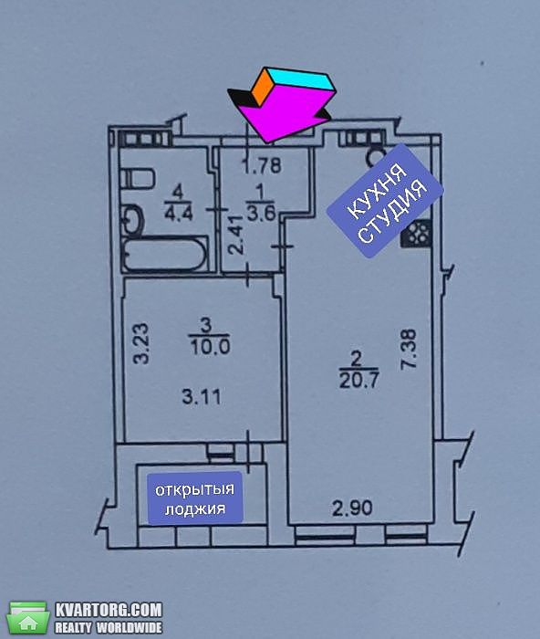 Sell 1-room apartment. Киев,  Теремковская — photo 10