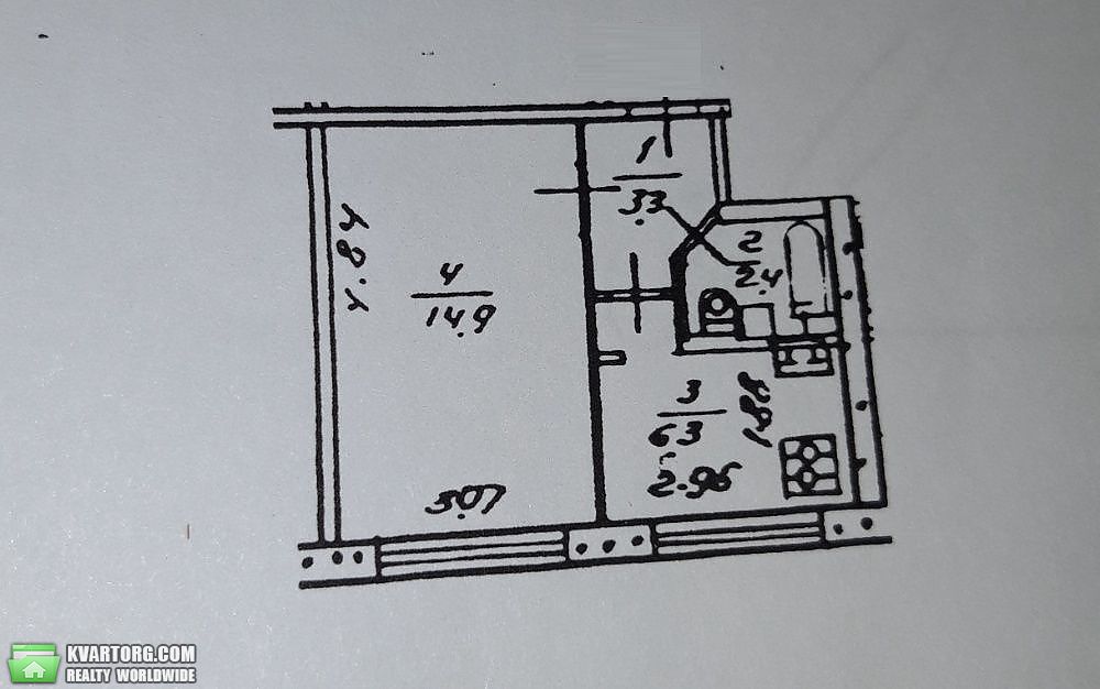 Sell 1-room apartment. Киев,  Харьковское шоссе — photo 7