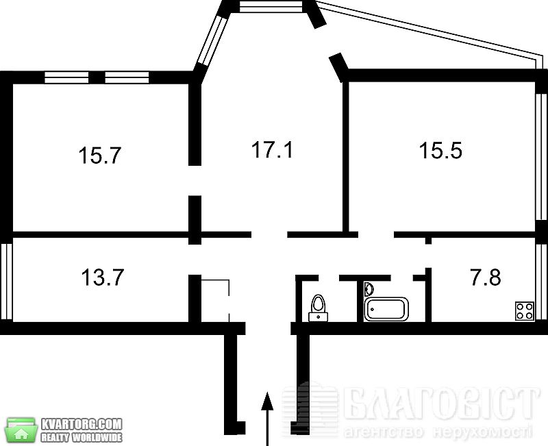 Sell 4-room apartment. Киев,  Виноградный пер — photo 1