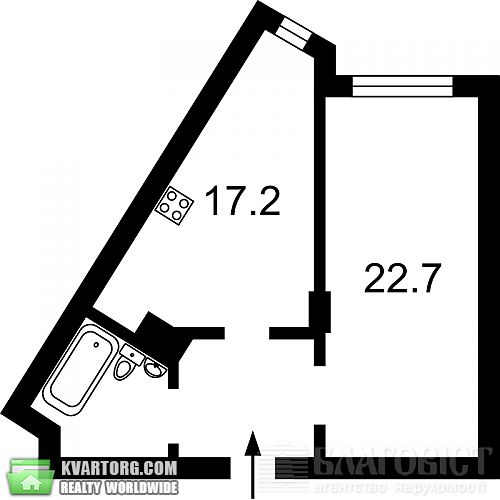 Sell 1-room apartment. Киев, Глушкова пр — photo 2