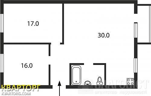 Sell 3-room apartment. Киев, Червонозоряний проспект — photo 2