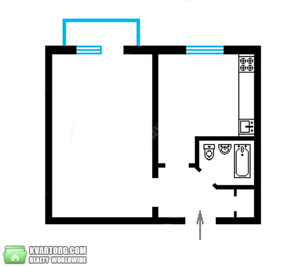 Sell 1-room apartment. Киев,  Строителей — photo 3