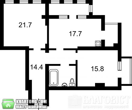 Sell 2-room apartment. Киев, Дружбы Народов бул — photo 6
