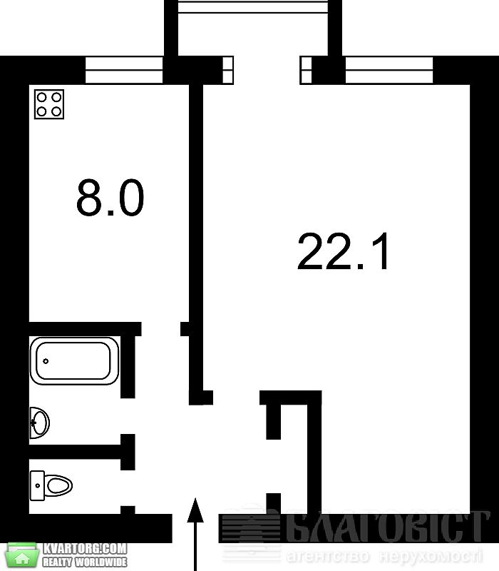 Sell 1-room apartment. Киев,  Антоновича — photo 3