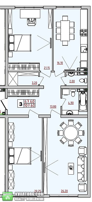 Sell 3-room apartment. Одесса, Марсельская — photo 3