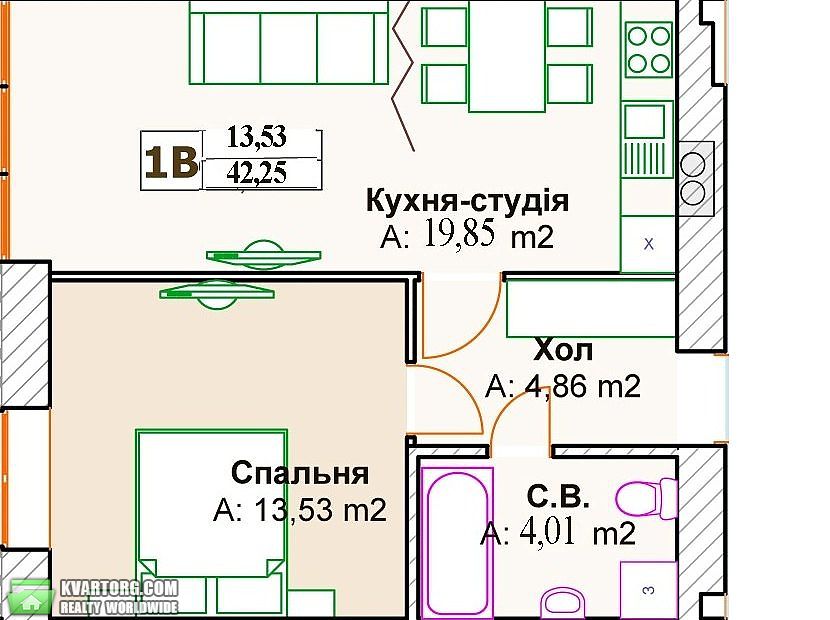 Sell 1-room apartment. Киев, Сковороды — photo 3
