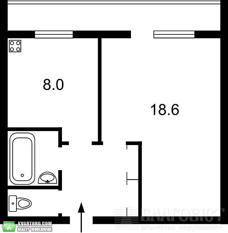 Sell 1-room apartment. Киев,  Мирного Панаса — photo 2