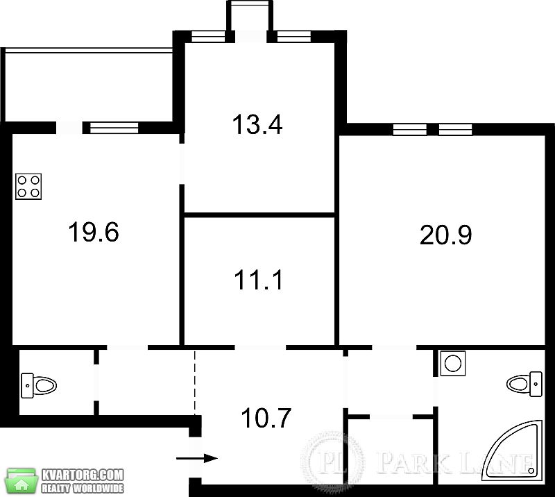 Sell 3-room apartment. Киев, Гоголевская — photo 7