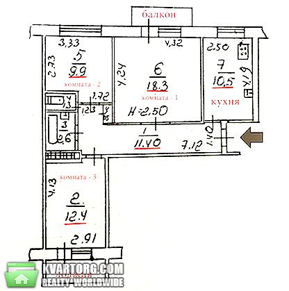 Sell 3-room apartment. Одесса, пр. М. Жукова — photo 4