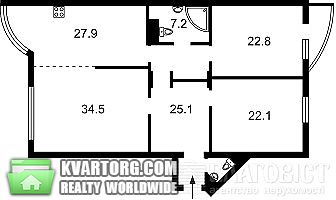 Sell 3-room apartment. Киев, Горького — photo 2