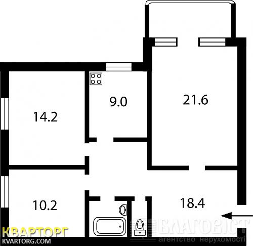 Sell 3-room apartment. Киев,  Дубового — photo 2