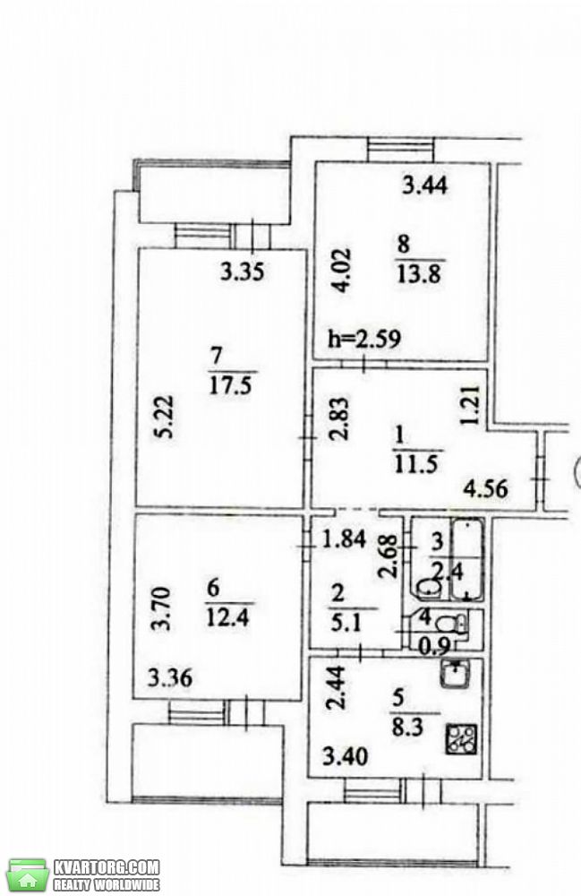 Sell 3-room apartment. Киев,  Бажана — photo 7