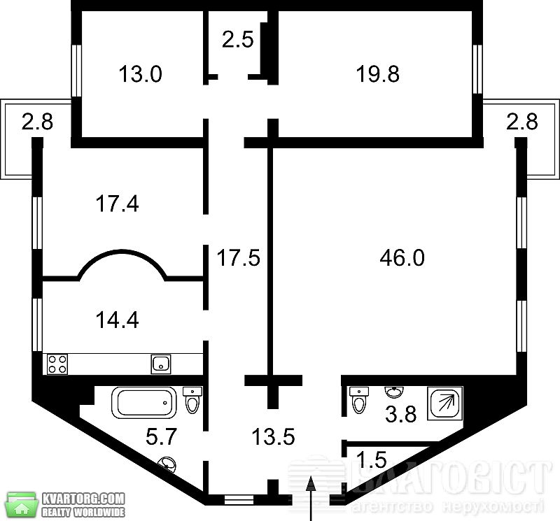 Sell 4-room apartment. Киев,  Бажана — photo 6