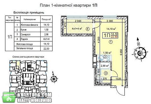 Sell 1-room apartment. Киев,  Машиностроительный пер — photo 1