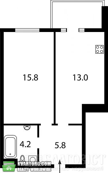 Sell 1-room apartment. Киев, Петрицкого — photo 4