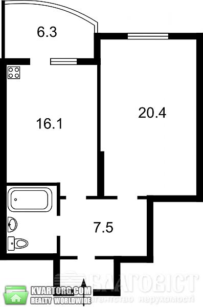 Sell 1-room apartment. Киев, Драгоманова — photo 4